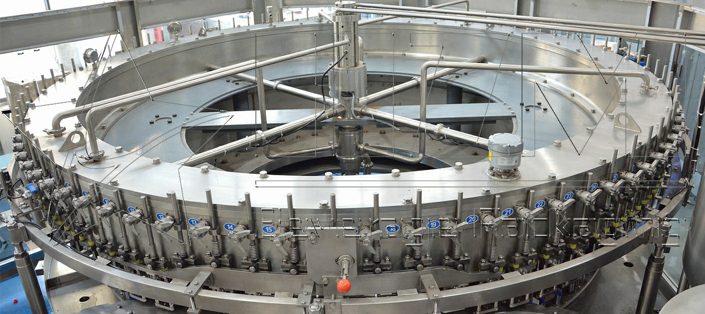 Cip Cleaning 4.5t/H Co2 Mixer Plc Beverage Processing System