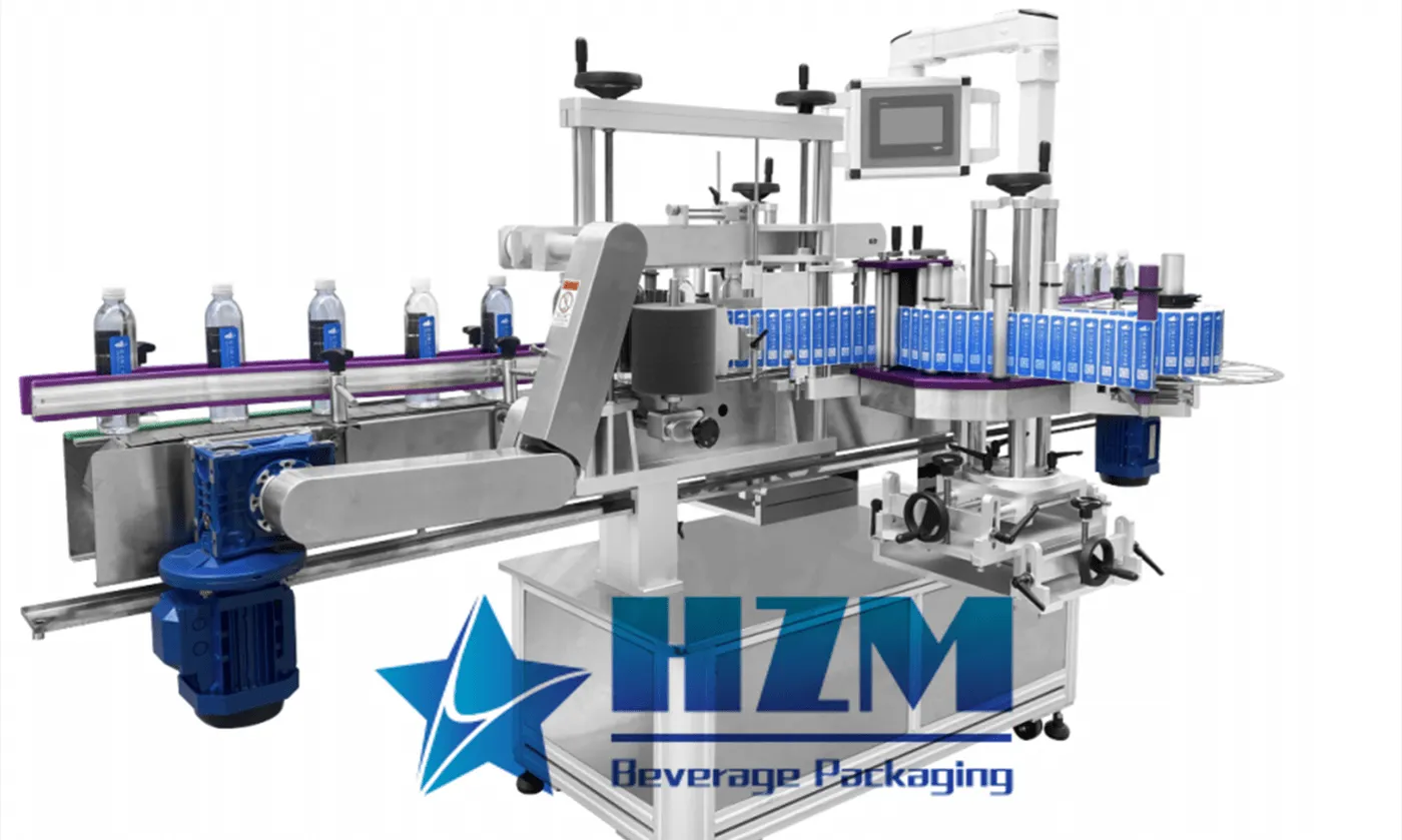 Automatic Linear Type Adhesive Sticker Labeling Machine