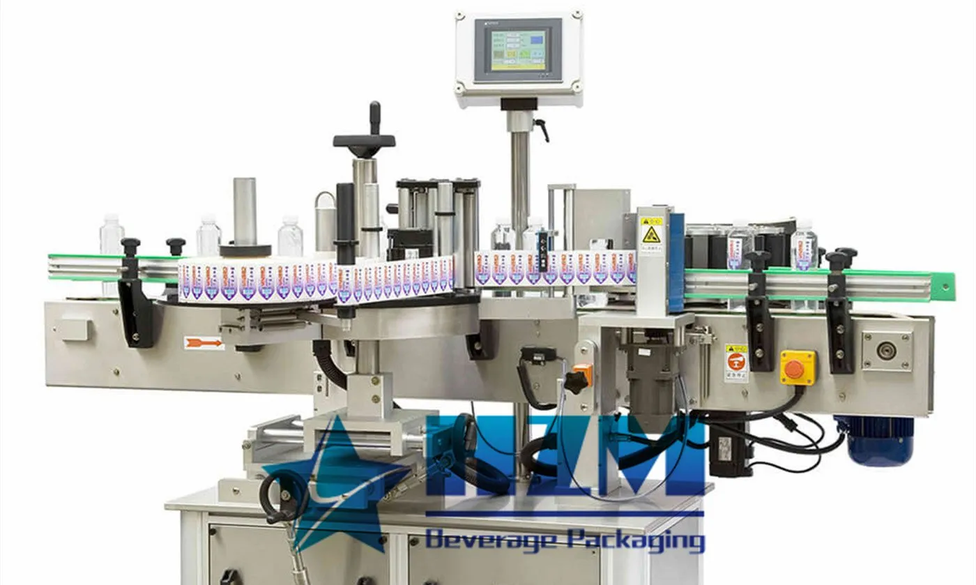 Automatic Linear Type Adhesive Sticker Labeling Machine