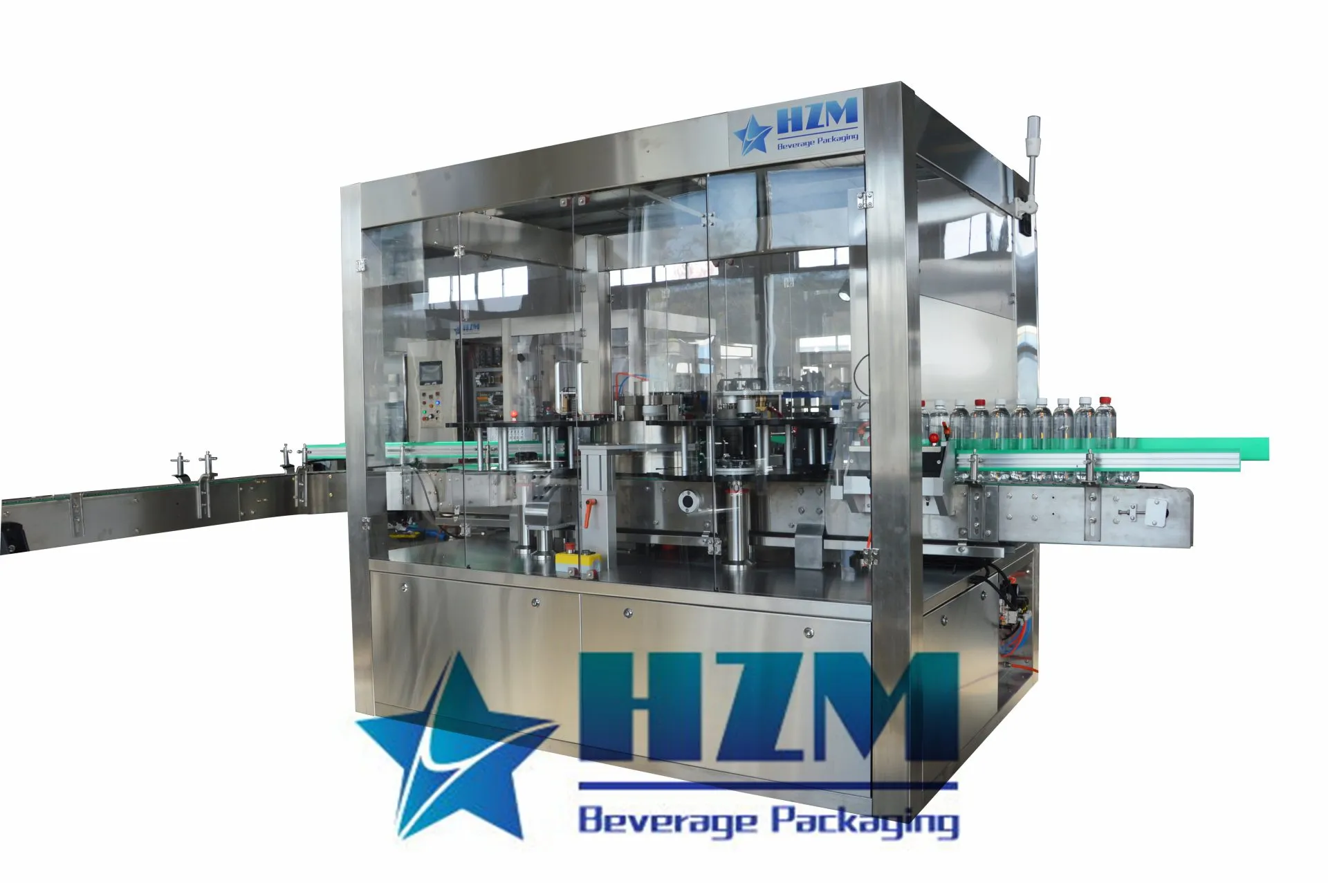 Automatic Linear Type Hot Glue Labeling Machine