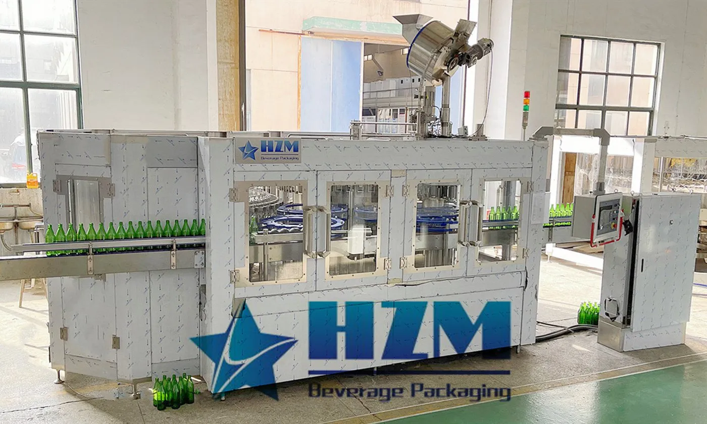 Glass Bottle CSD Beverage Filling Machine 