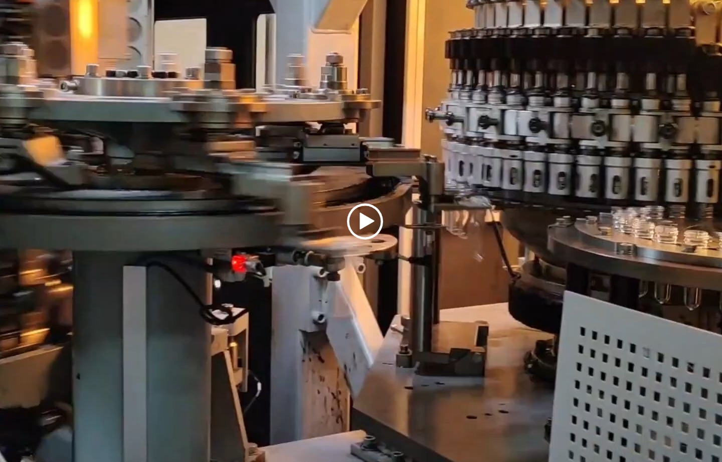 Filling machine running video