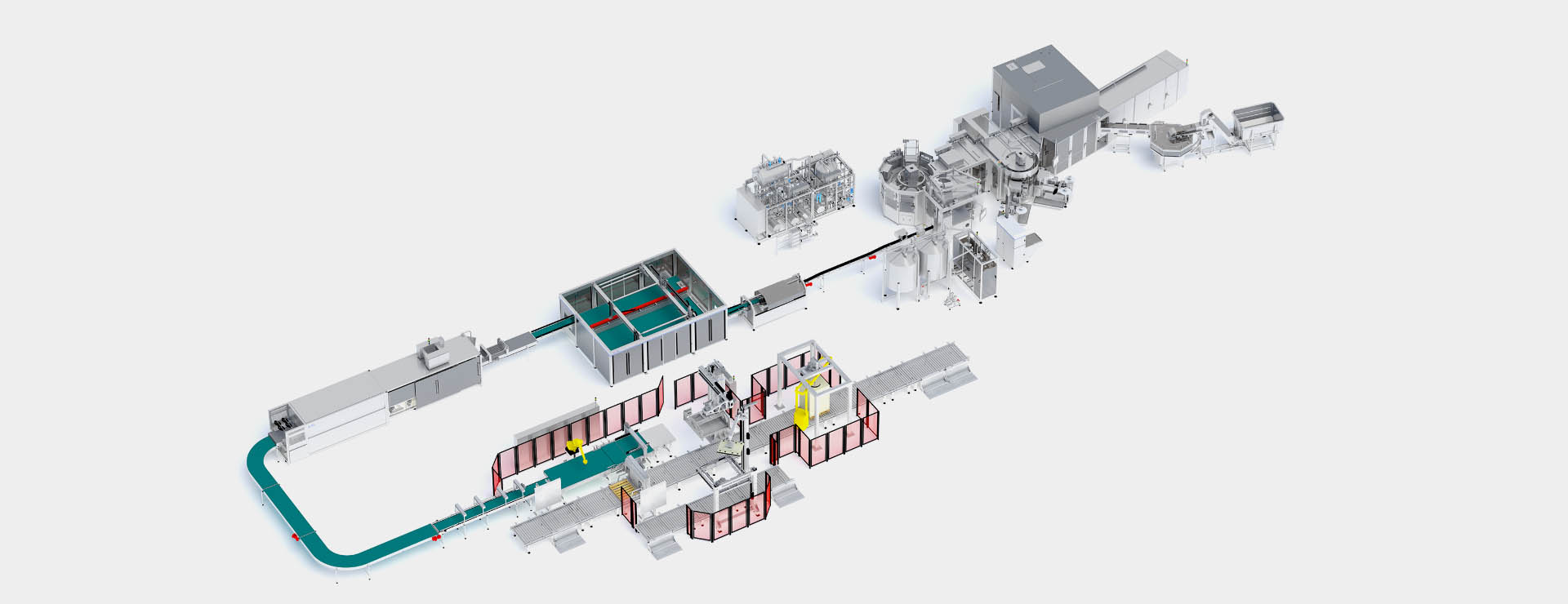 Automated Production Line for Carbonated Beverages: 36,000 Bottles Per Hour