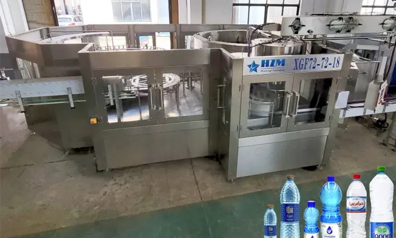 3-In-1 Water Bottle Filling Machine