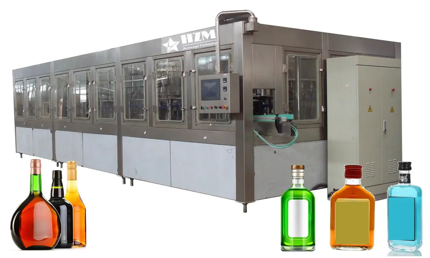 Automatic Glass Wine Bottle Filling Machine