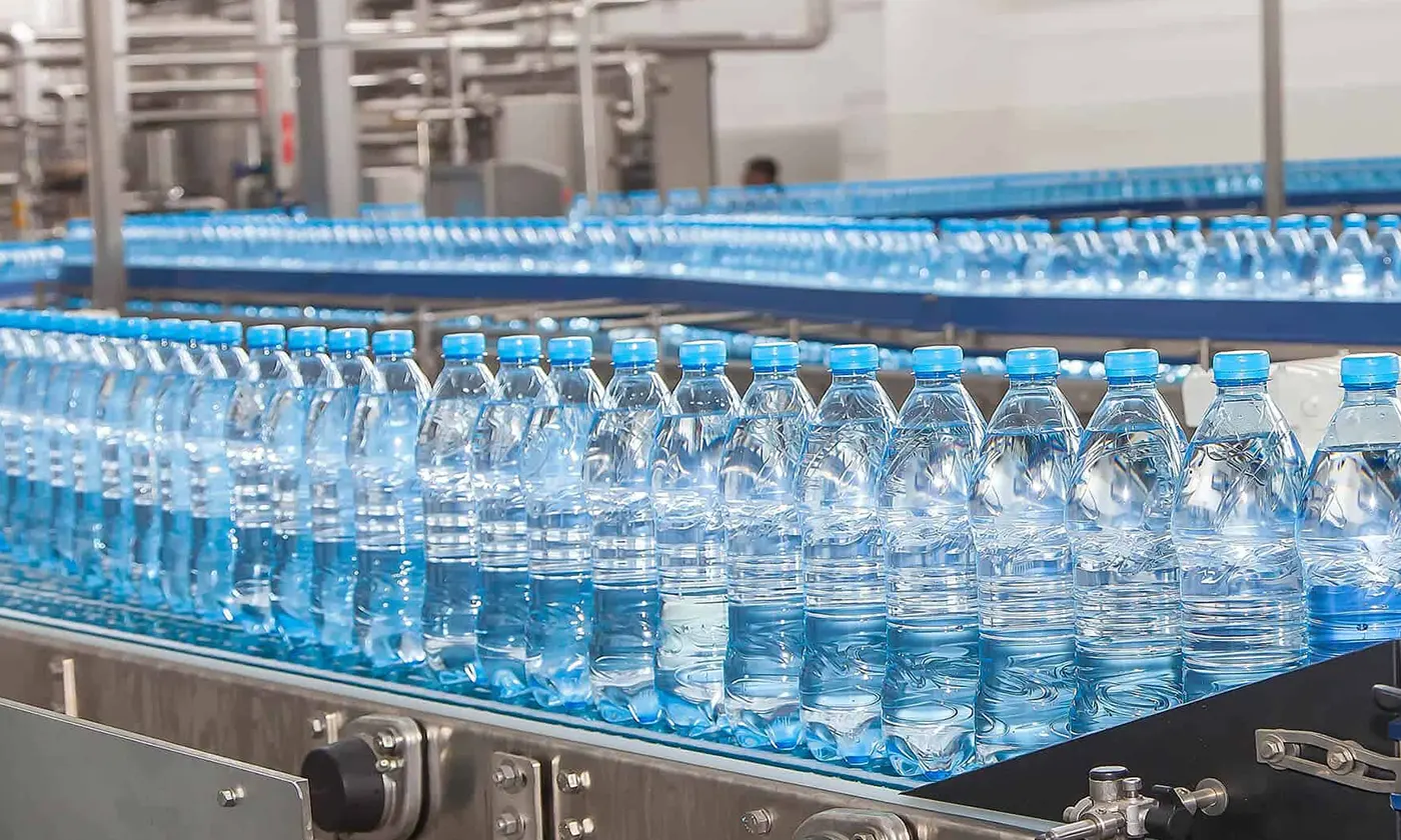 Bottle water production line process analysis