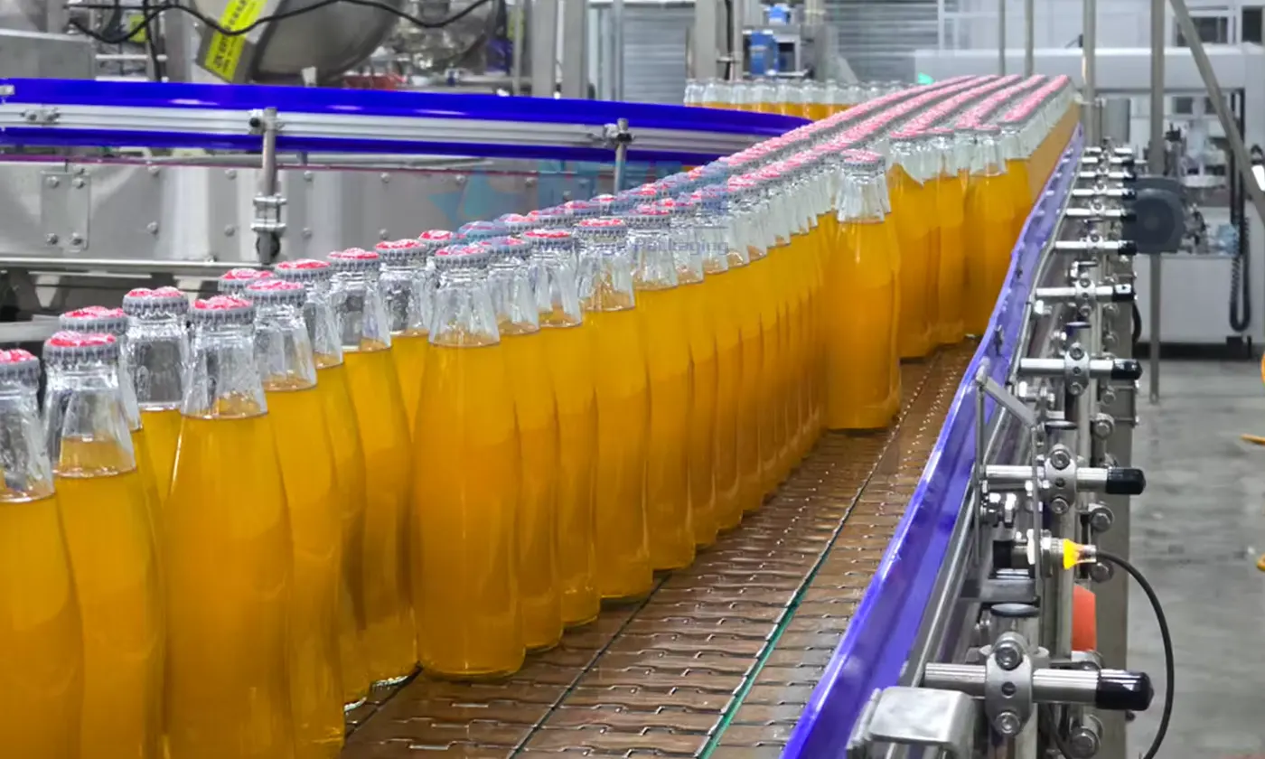 Glass Bottle Carbonated Beverage Filling Bottling Line