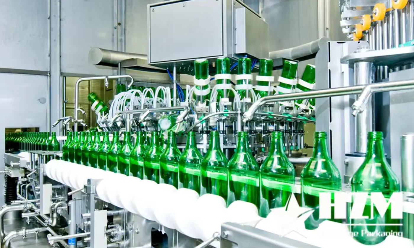 Glass Bottle Carbonated Beverage Filling Bottling Line