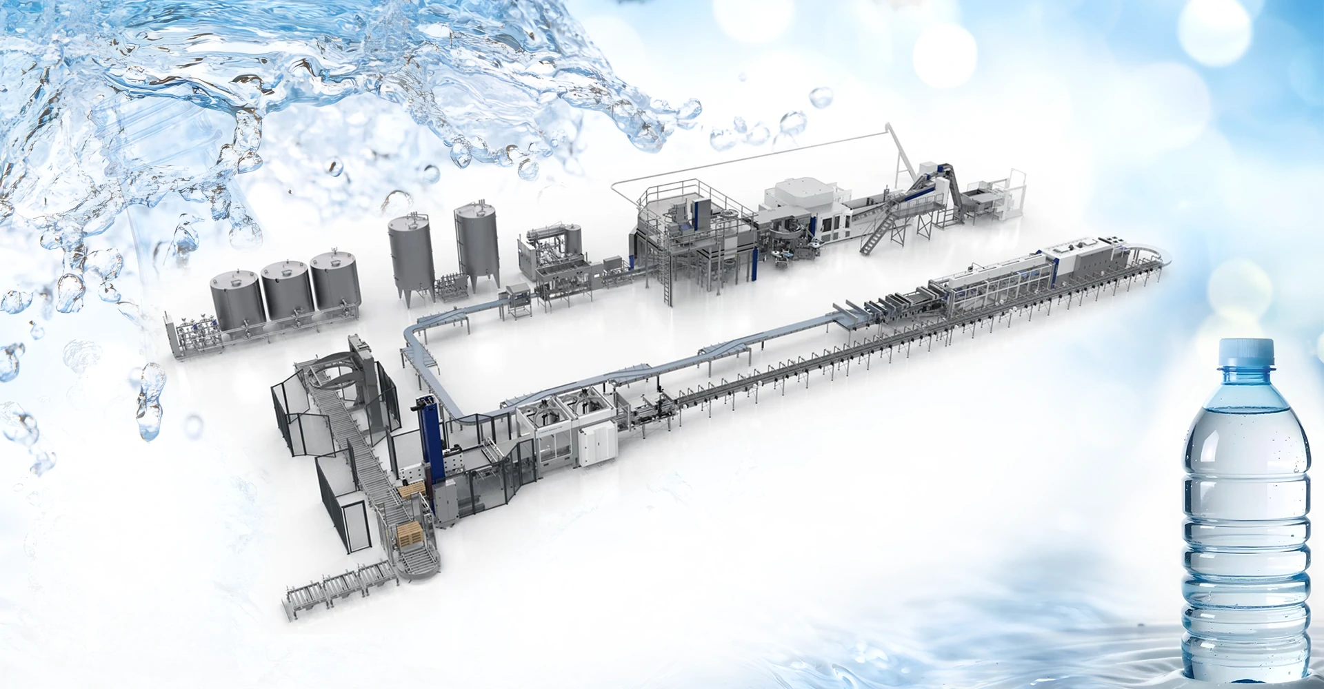 Drinking water production line – Bottled Water Filling Machine Manufacturer