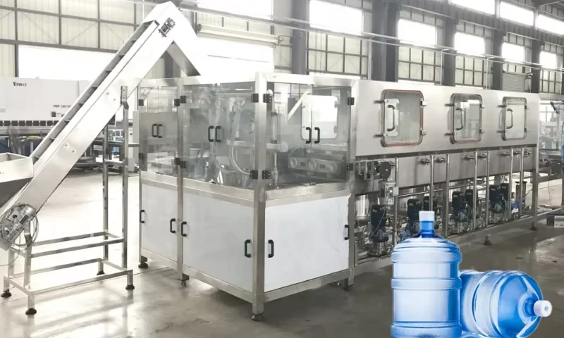 Automatic 5 Gallon Water Filling Line | 3-5 Gallon Bottled Water Production Line Manufacturer