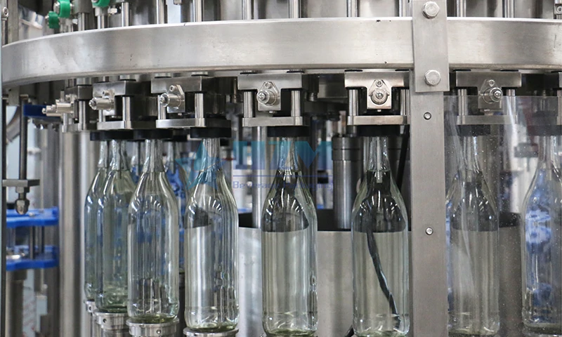 Glass Bottle CSD & Water Drinks  Filling Machine