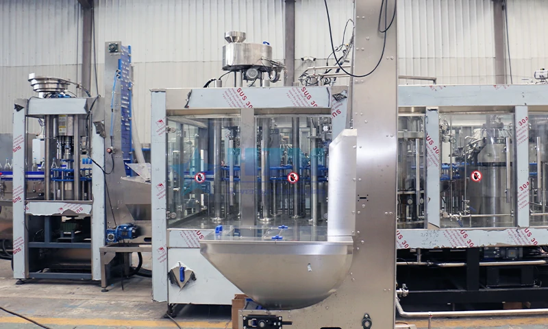 Glass Bottle CSD & Water Drinks  Filling Machine