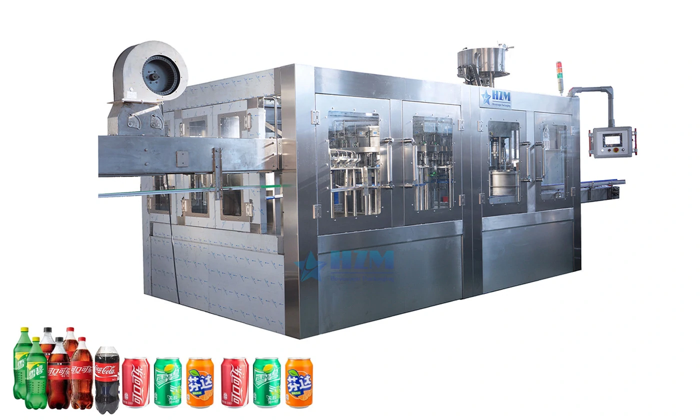 Beverage Packaging Machine for Juice, Soft Drinks, Carbonated Drinks, and Energy Drink