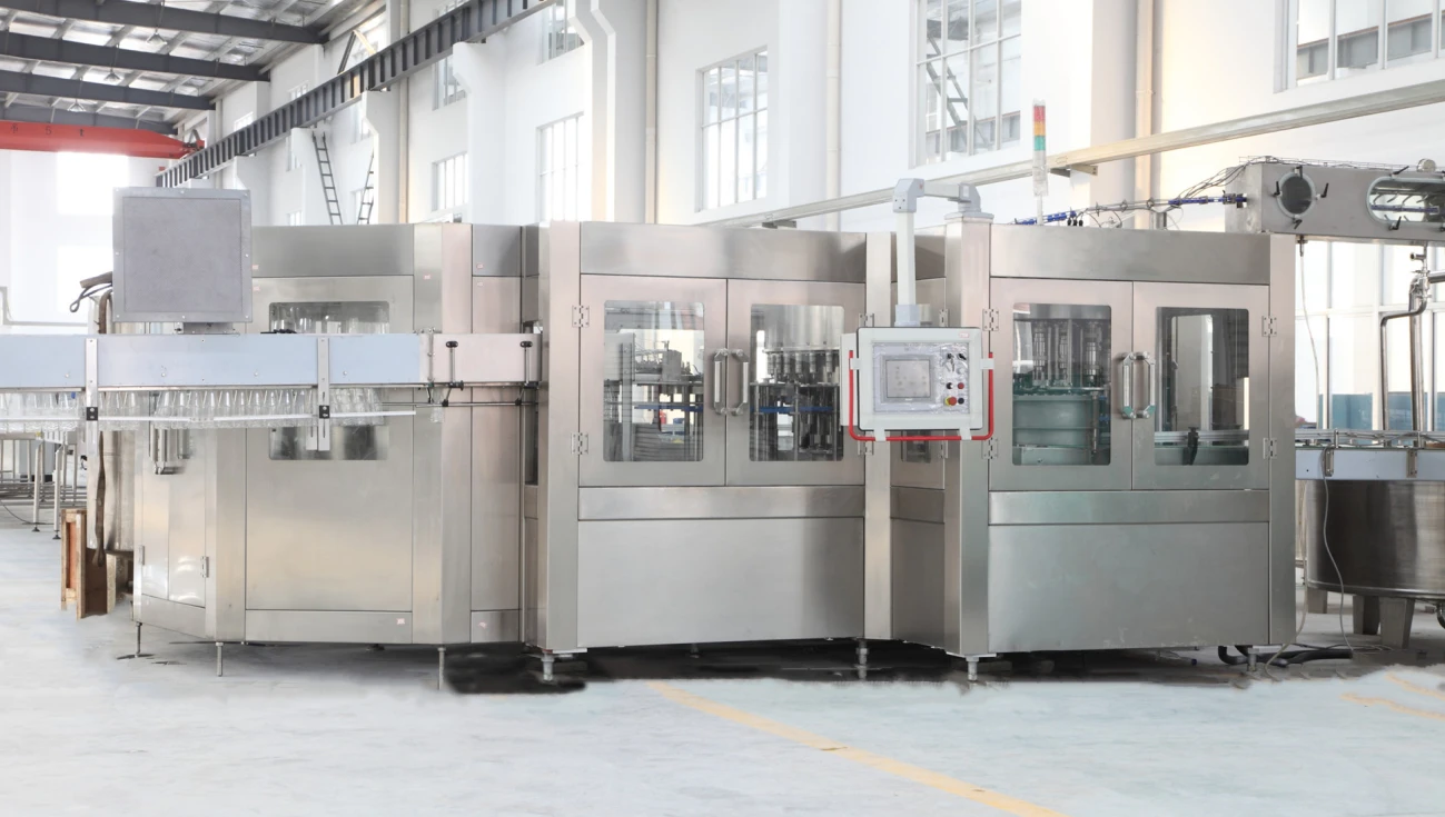 3-in-1 PET Bottle Filling Machine , Mono-block filling machine