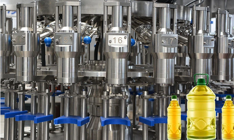 2-in-1 Monoblock Edible Cooking Oil Filling and Capping Machine