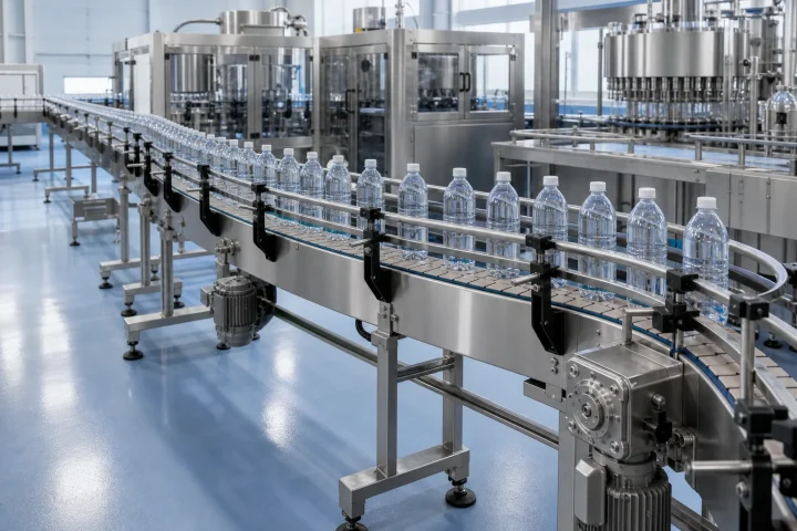 Packs, Bottle Conveyors Machine
