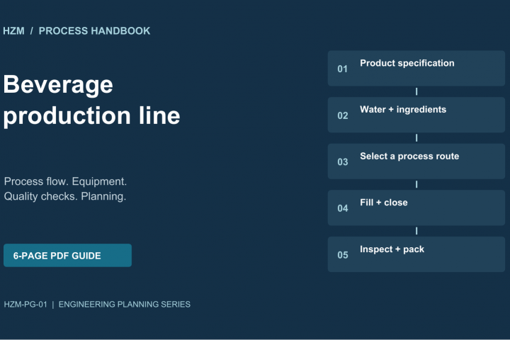 Complete Beverage Production Line Process PDF: Flow Chart & Equipment Guide